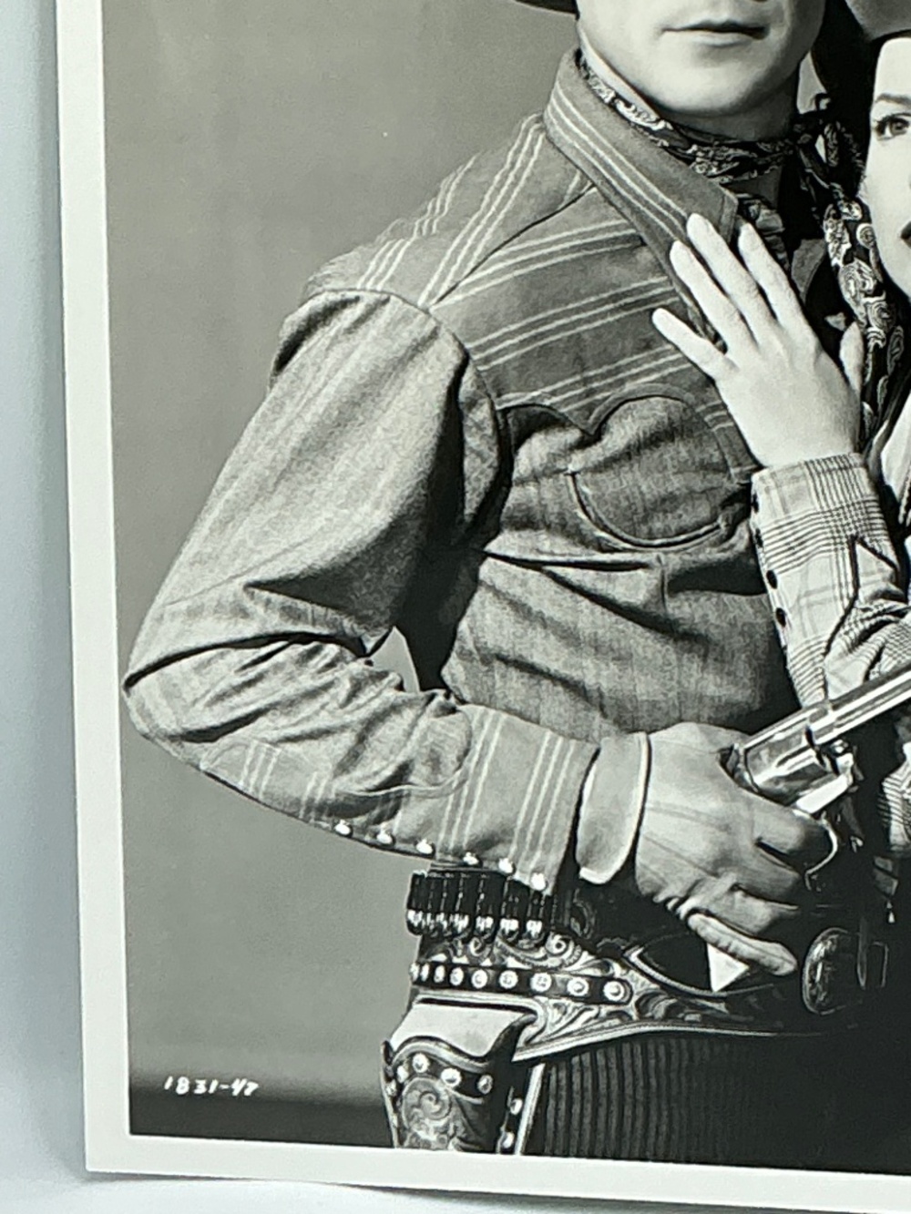 Roy Rogers & Dale Evans 8x10 Black & White Western Promo Photo King of Cowboys - Picture 5 of 6